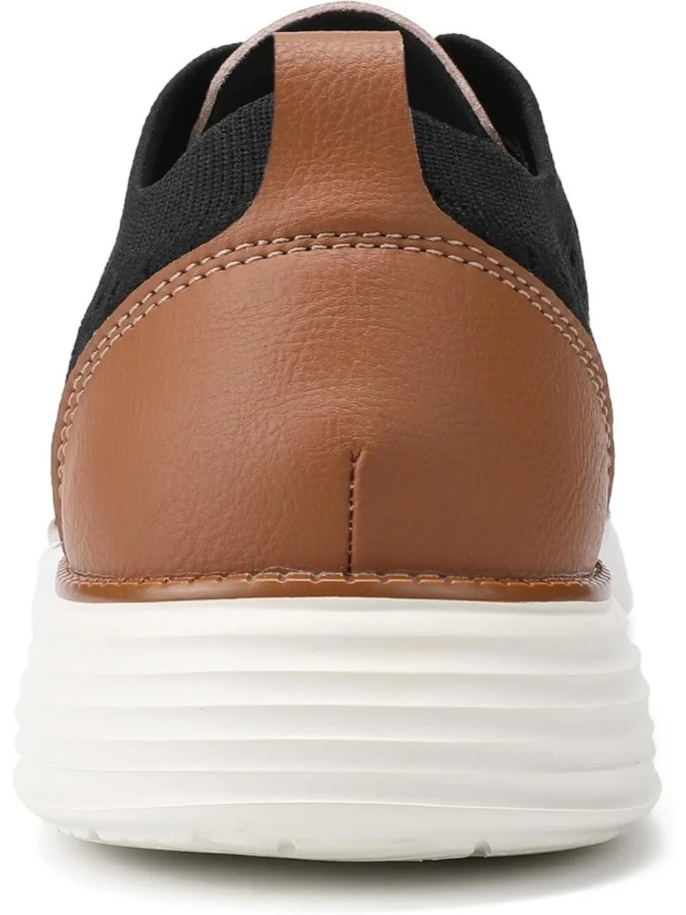 Men's Black Knit Comfortable Casual Lace-Up Oxfords Breathable Tennis Sneakers